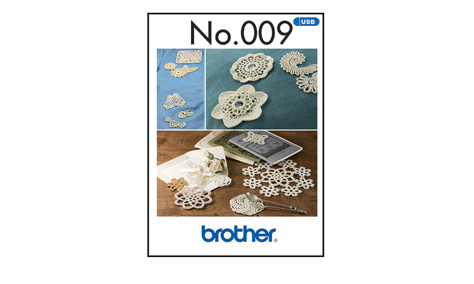 Collection de motifs de broderie n° 9 BLECUSB9