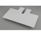 Table d’extension rectangulaire blanche pour machines à broder PR/VR