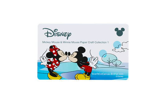 Collection de créations en papier « Mickey et Minnie » CADSNP01 2