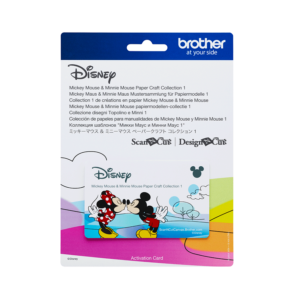 Collection de créations en papier Mickey Mouse et Minnie Mouse