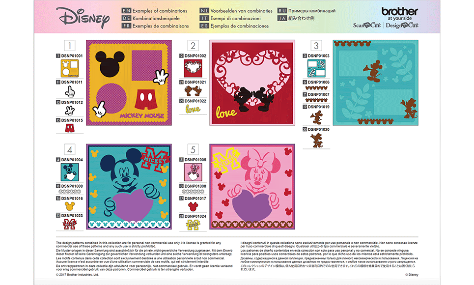 Disney Mickey & Friends papierpatrooncollectie CADSNP01 7