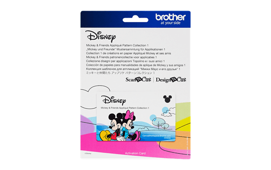 Disney Musterkollektion „Mickey und Freunde“ für Applikationen CADSNP03