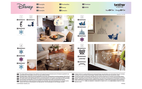 Disney Frozen woondecoratie-patrooncollectie CADSNP04 10