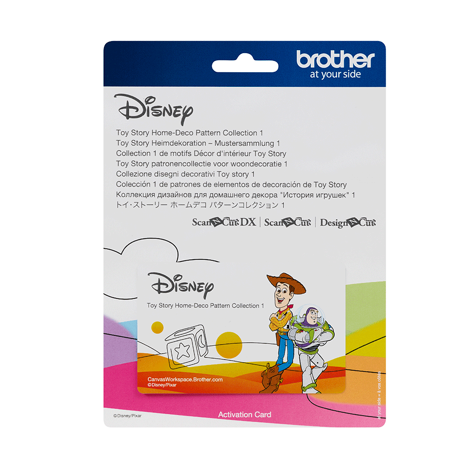 Disney Toy Story Home-Deco pattern collection for ScanNCut