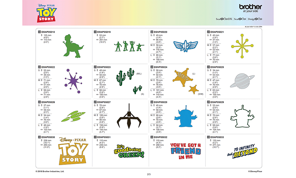 Disney Toy Story woondecoratie-patrooncollectie CADSNP05 7