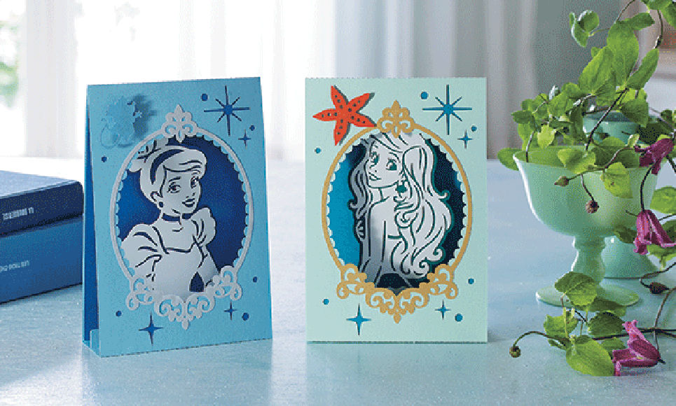 Disney Assepoester en Ariël snijpatronencollectie CADSNP07 2