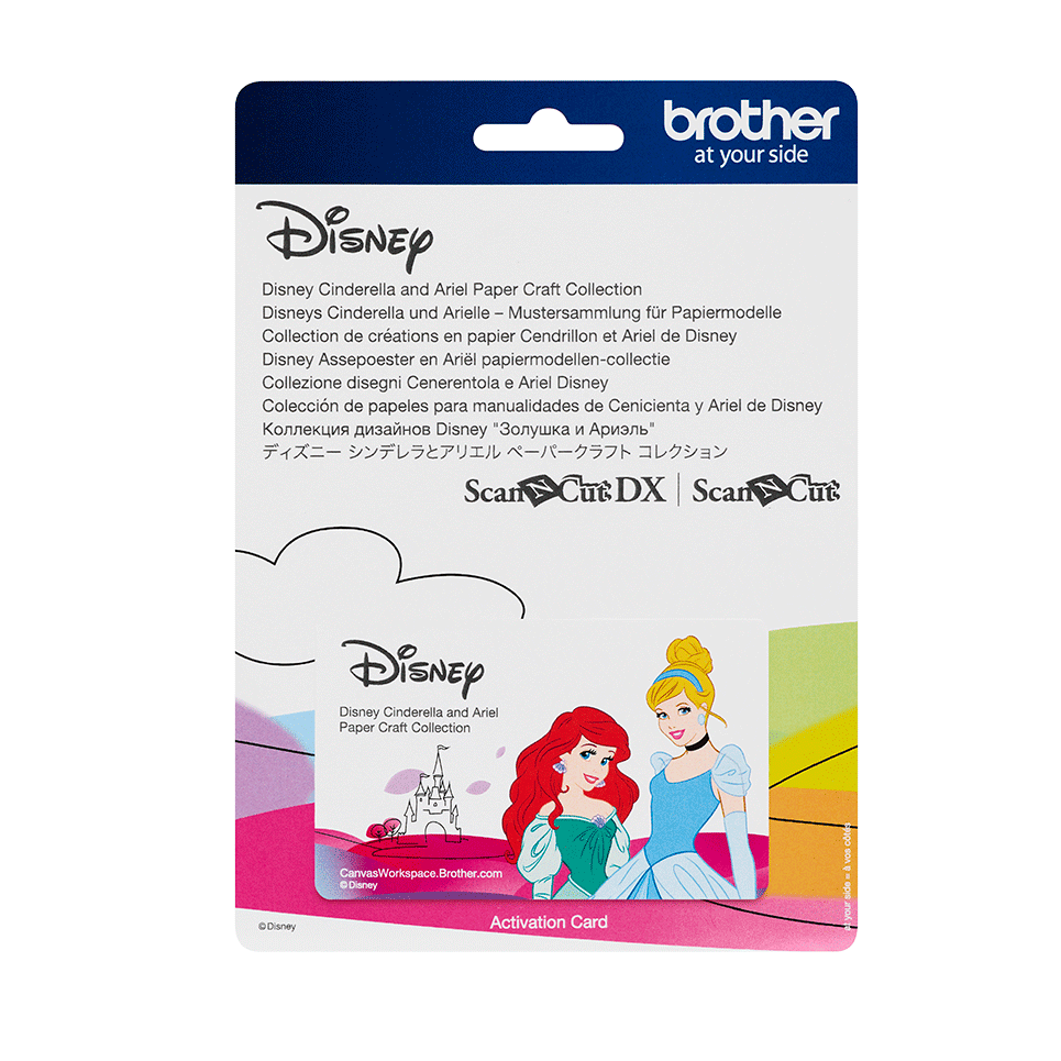 Disney Assepoester en Ariël snijpatronencollectie CADSNP07