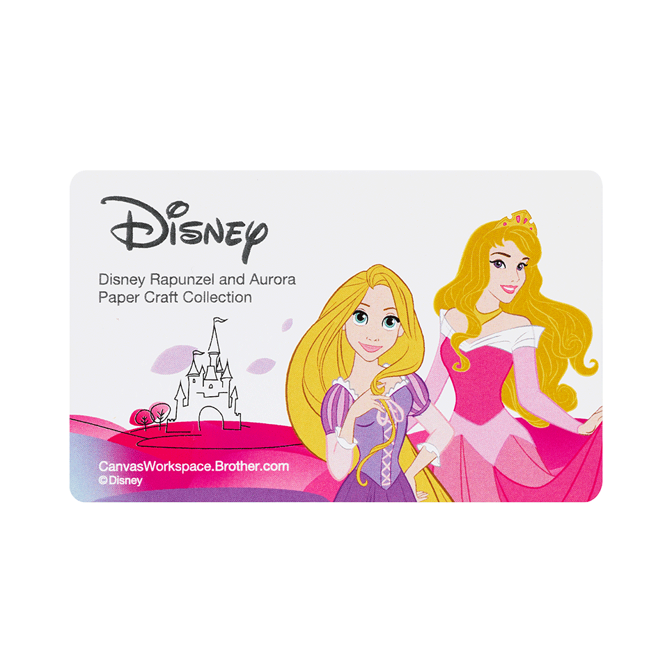 Collection de motifs Raiponce et Aurore de Disney CADSNP08 8