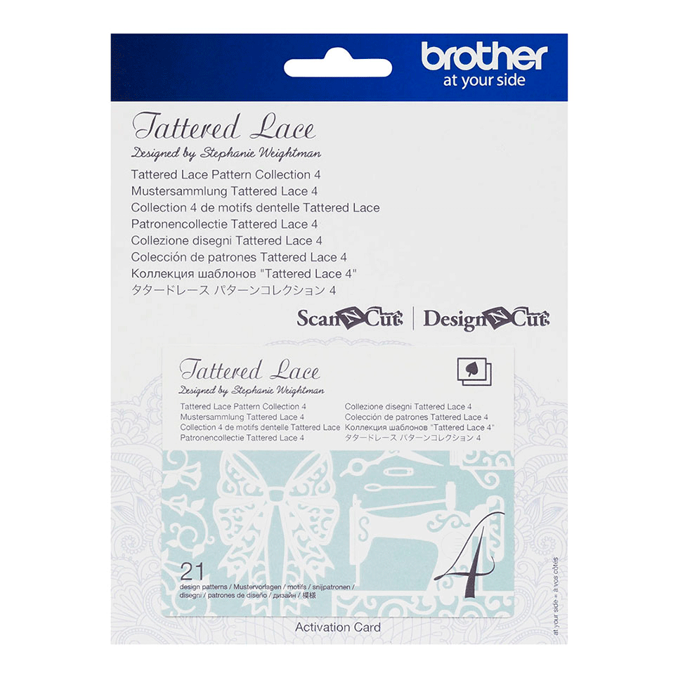 Brother ScanNCut Tattered Lace Collectie 4 CATTLP04