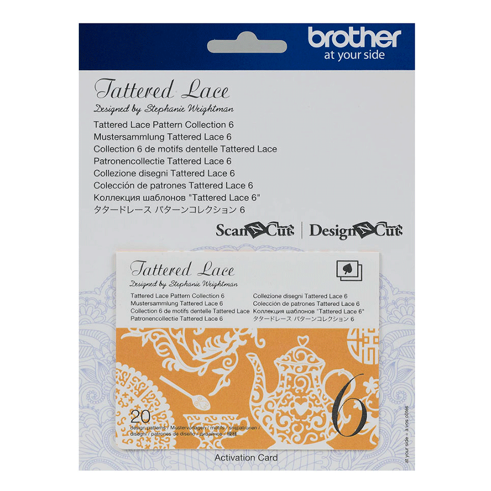 Brother ScanNCut Tattered Lace Collectie 6 CATTLP06