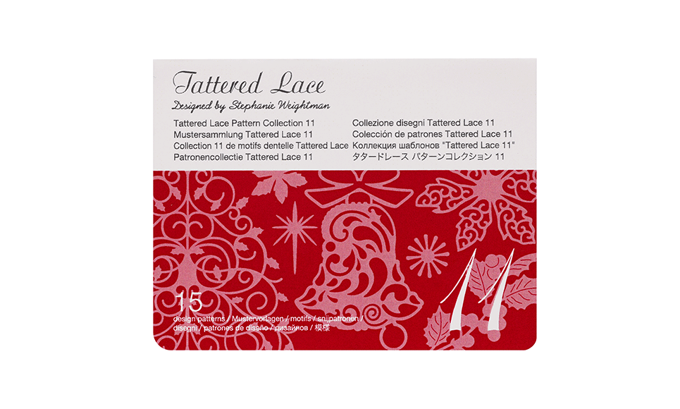Collection Card Tattered Lace 11 su sfondo bianco