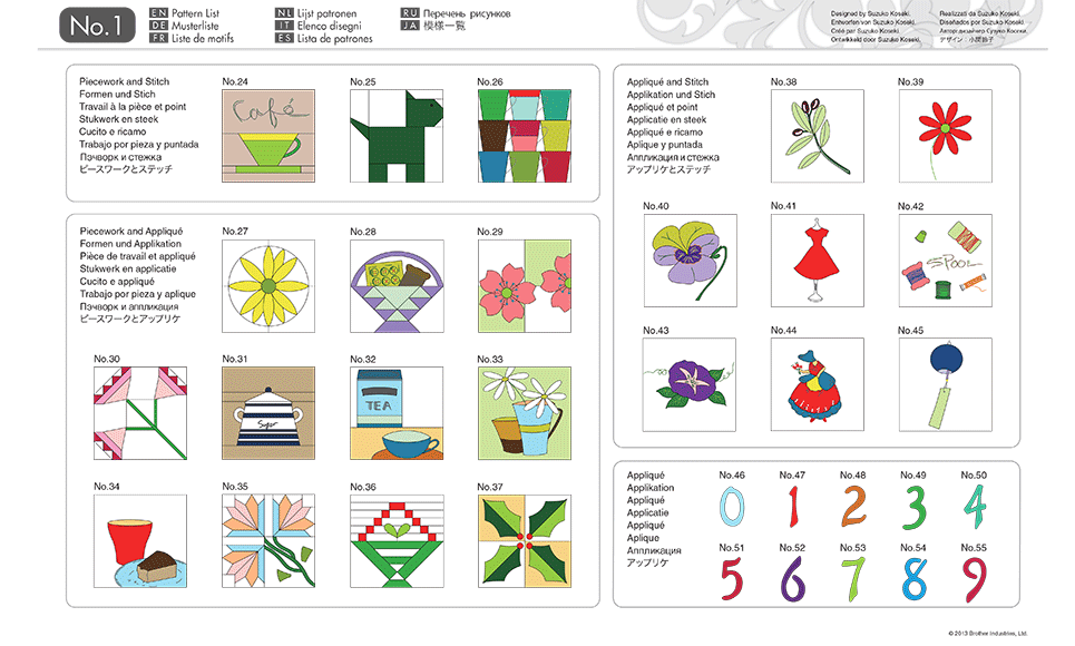 ScanNCut Quilt Pattern Collection CAUSB1 3