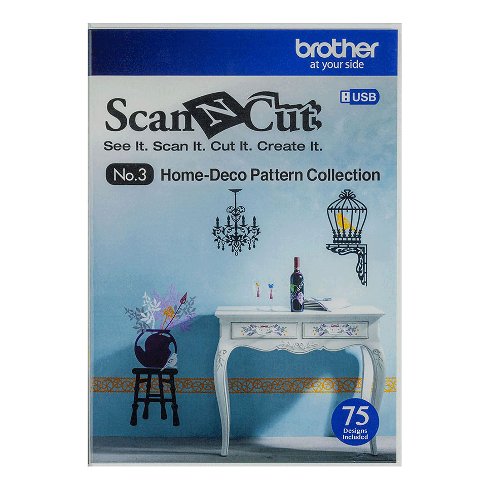 Home decor pattern collection CAUSB3 for ScanNCut