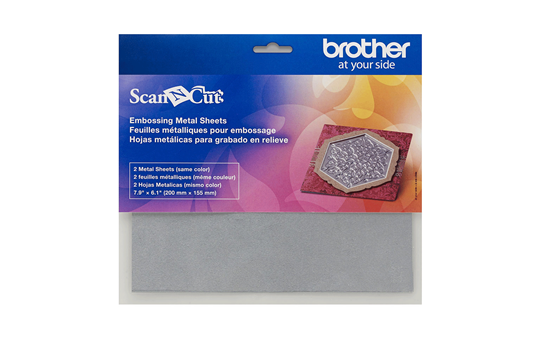 ScanNCut Embossing Silver Sheets CAEBSSMS1
