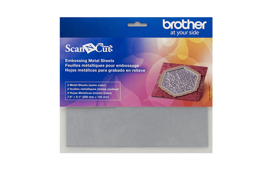 ScanNCut Embossing Silver Sheets CAEBSSMS1