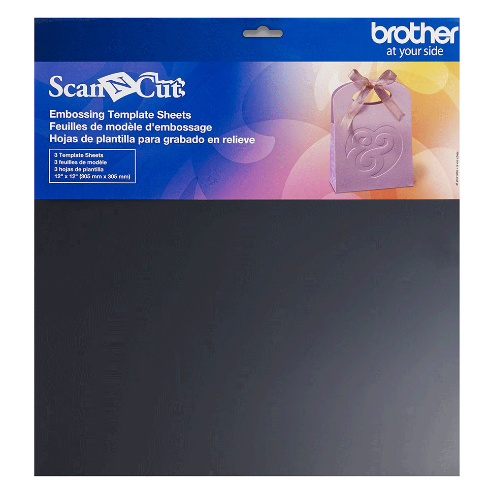 Feuilles de modèle d’embossage CAEBSTS1 pour ScanNCut