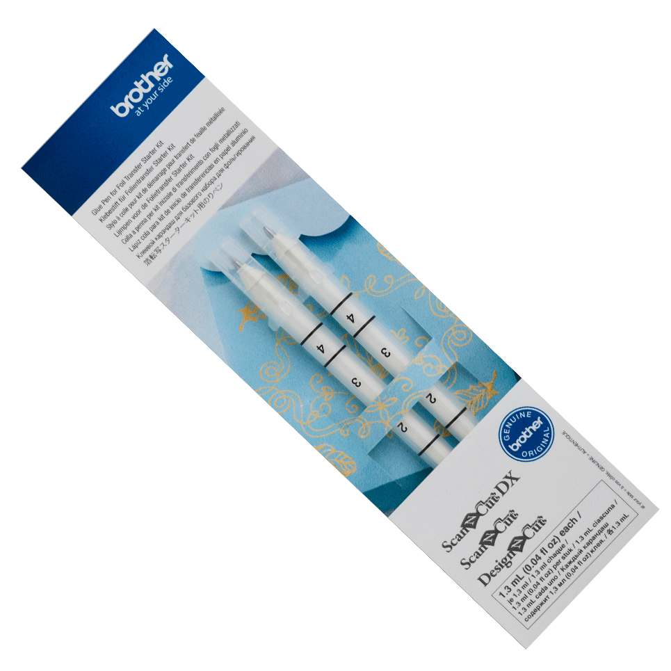 Zwei Stifte mit transparentem Klebstoff CAFTGP1 für ScanNCut