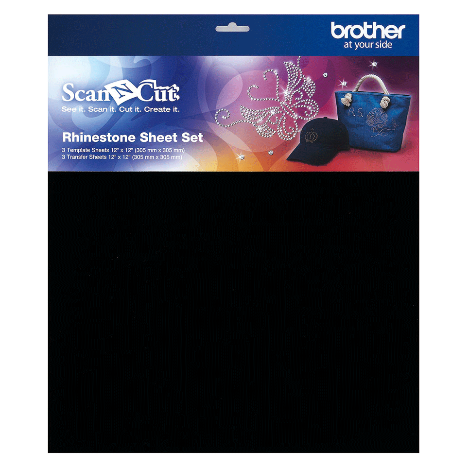 Ensemble de feuilles pour l’application de strass CARSSH1 pour ScanNCut