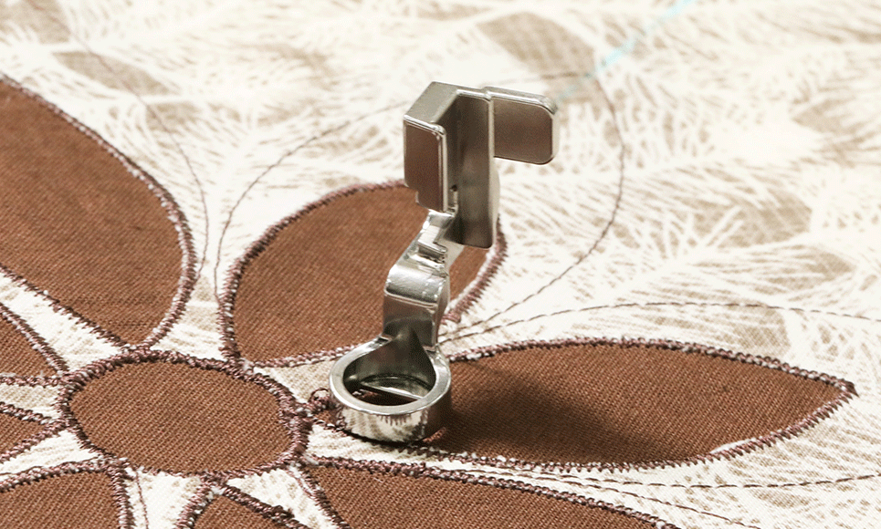F089 Quilt Rulerfoot (lage schacht)