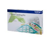Kit quilting créatif QKF3 avec machine à coudre F400 et quilt coloré
