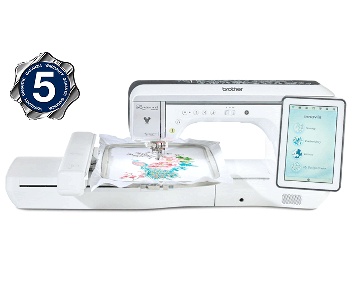 Brother Innov-is XP3 sewing and embroidery machine on white background