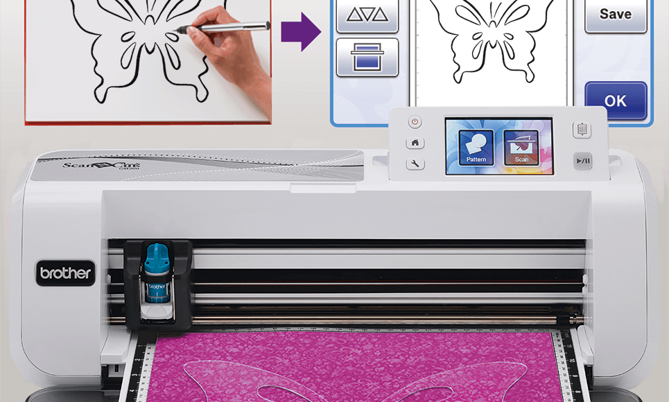 Scan & online cut machine