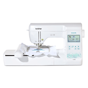 Brother Innov-is F540E enbroidery machine on white background