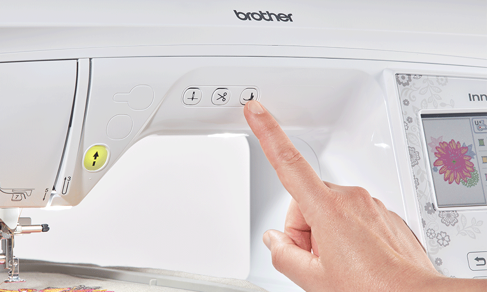 Comment utiliser une brodeuse - Broderie machine Brother NV800E 