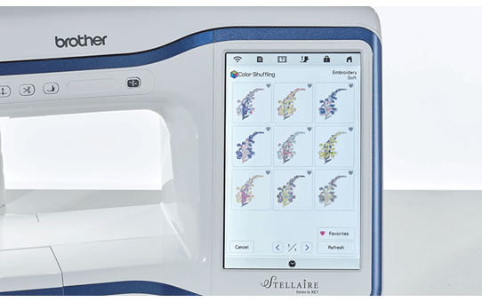 Innov-is Stellaire XE1 embroidery machine 7