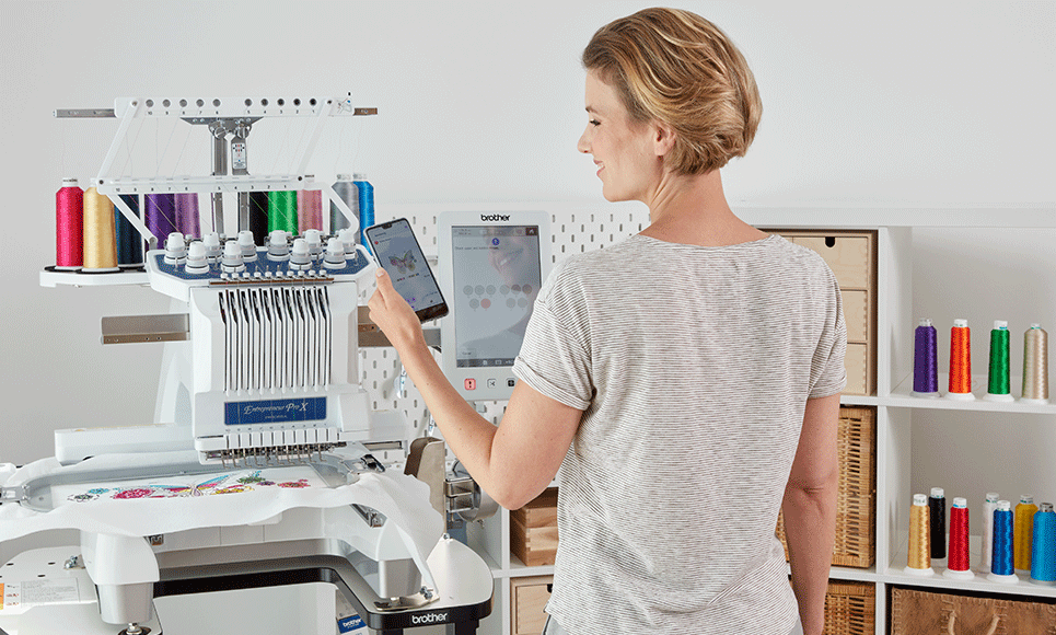 PR1055X embroidery machine 9
