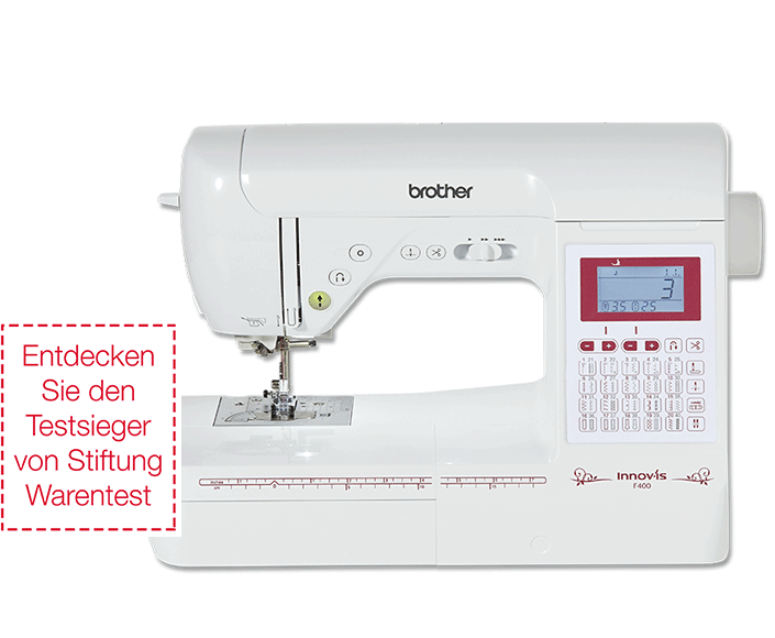 Innov-is F400 computergesteuerte Nähmaschine für Anfänger von vorn