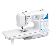 Brother FS130QC computerized quilting machine with attached wide table