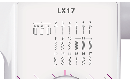 LX17 sewing machine 4