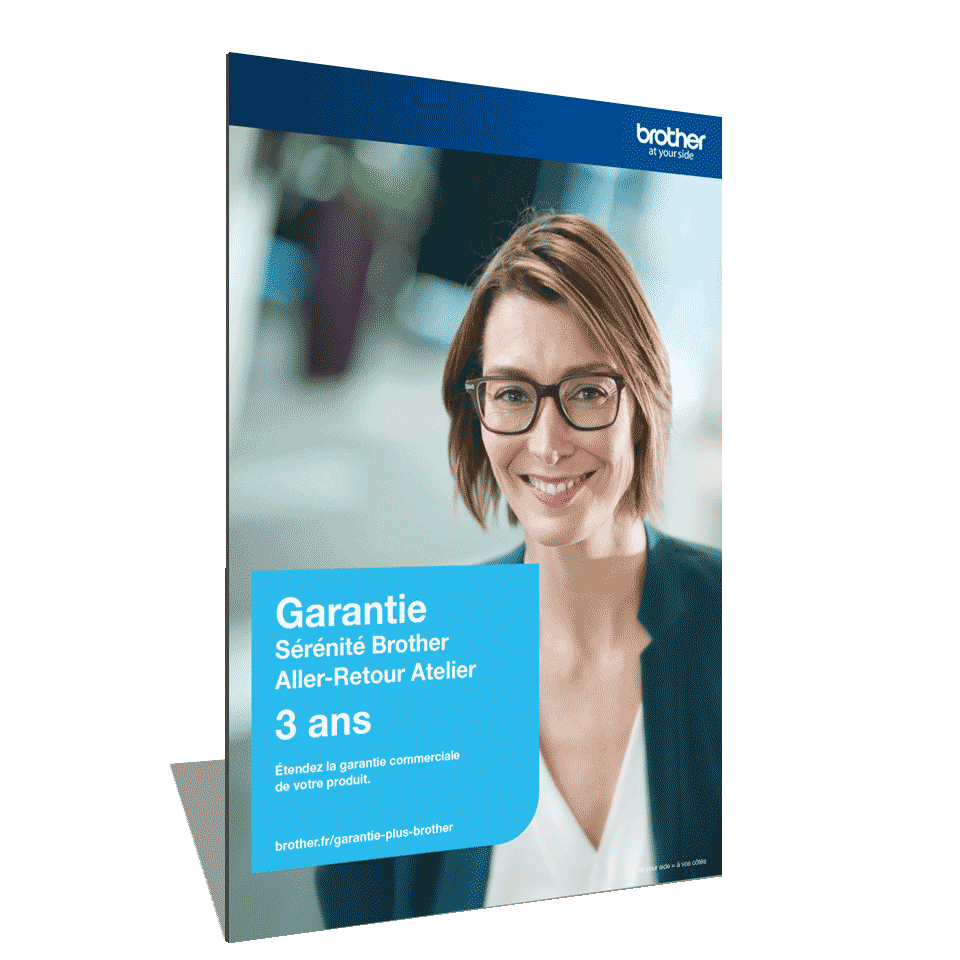 Extension Garantie Plus Sérénité Brother - Aller-Retour Atelier - 3 ans - GSER3ARB