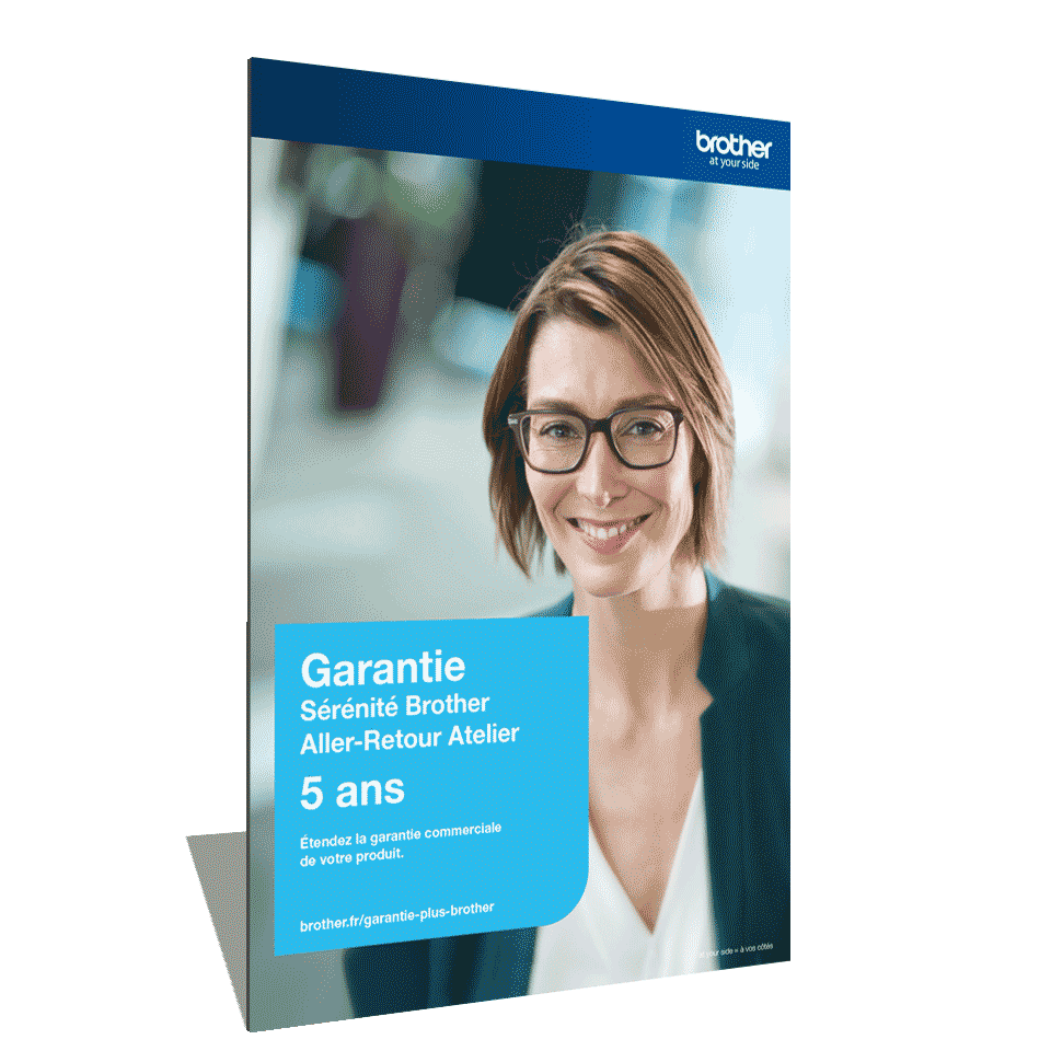 Extension Garantie Plus Sérénité Brother - Aller-Retour Atelier - 5 ans - GSER5ARA