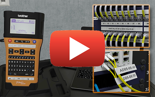 network cable label printer