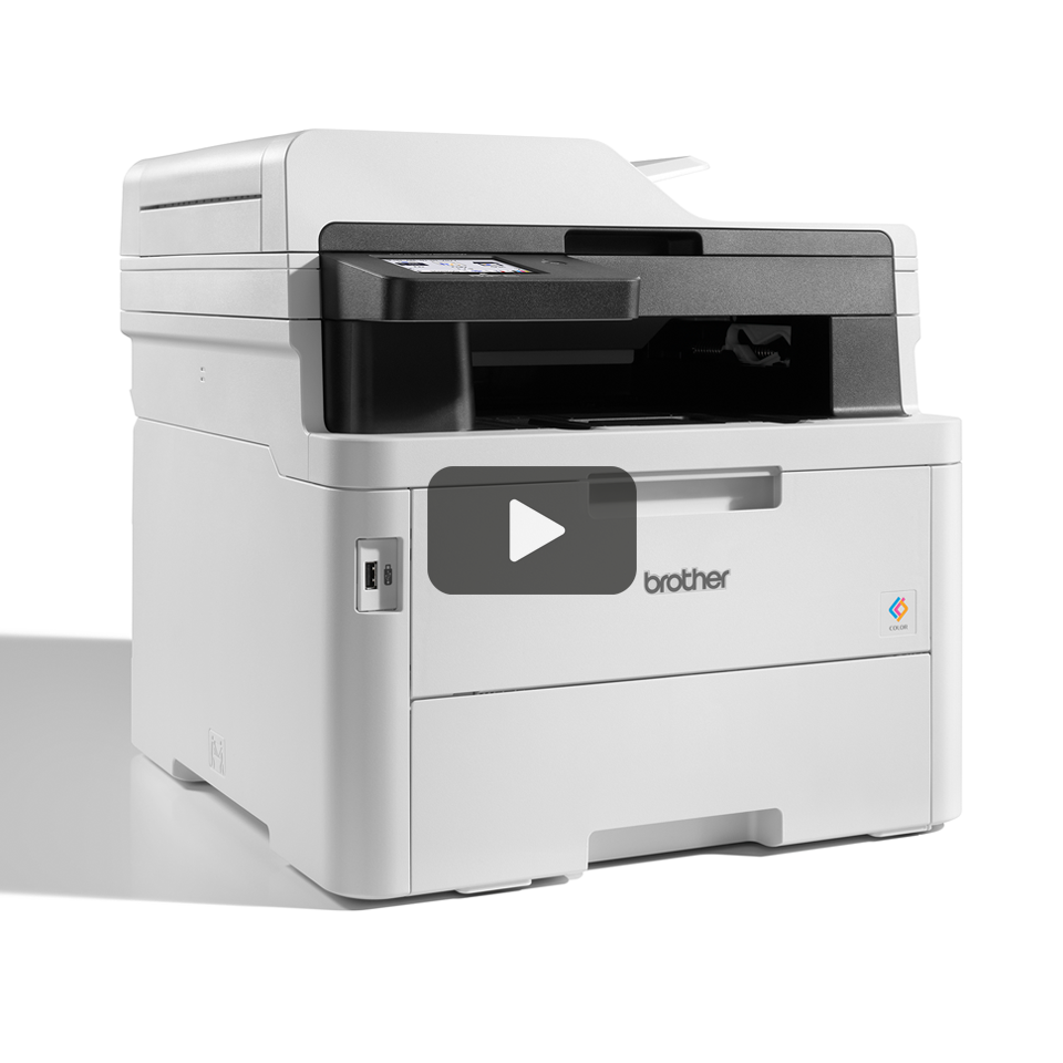 Brother MFC-L3760CDW Colourful and Connected LED All-in-One Printer with  USB Host