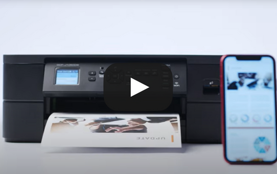 Brother MFC-J1010DW Wireless Color Inkjet All-in-One Printer with Mobile  Device and Duplex Printing with 4 Months Free Ink included with Refresh