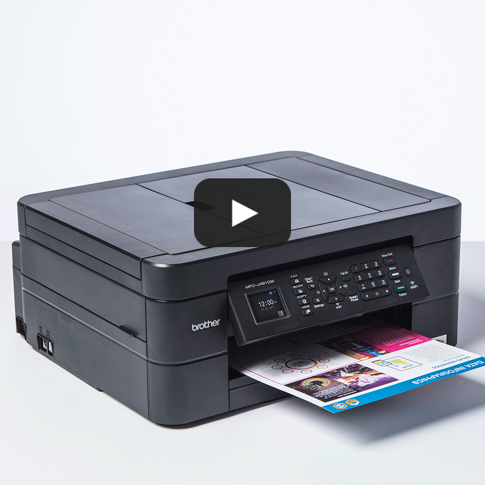 MFCJ491DW 4in1 Colour Inkjet Printer Brother