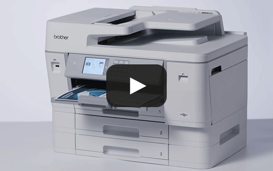 "Brother" MFC-J6957DW profesionalus A3 formato spalvotas rašalinis belaidis daugiafunkcis spausdintuvas su išskirtinėmis popieriaus tvarkymo galimybėmis 6
