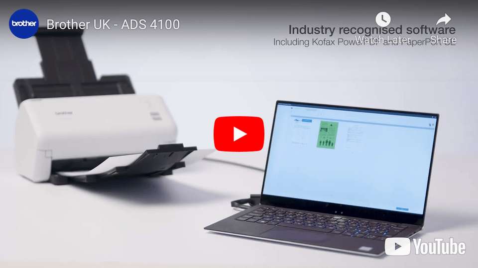 ADS-4100 Desktop document scanner 8