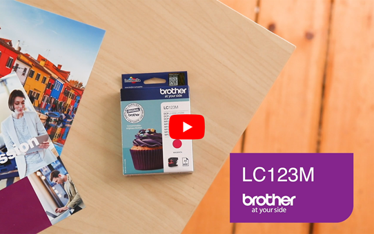 Genuine Brother LC123M Ink Cartridge – Magenta 5