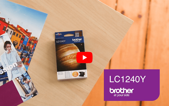 Genuine Brother LC1240Y Ink Cartridge – Yellow 5