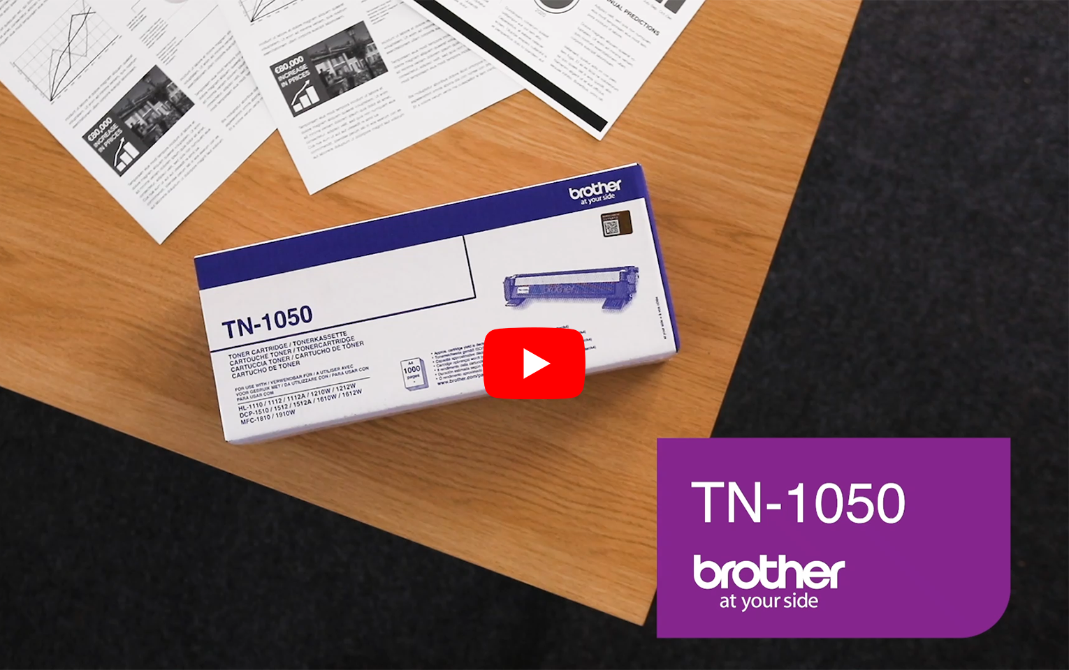 Brother TN1050 toner noir  5