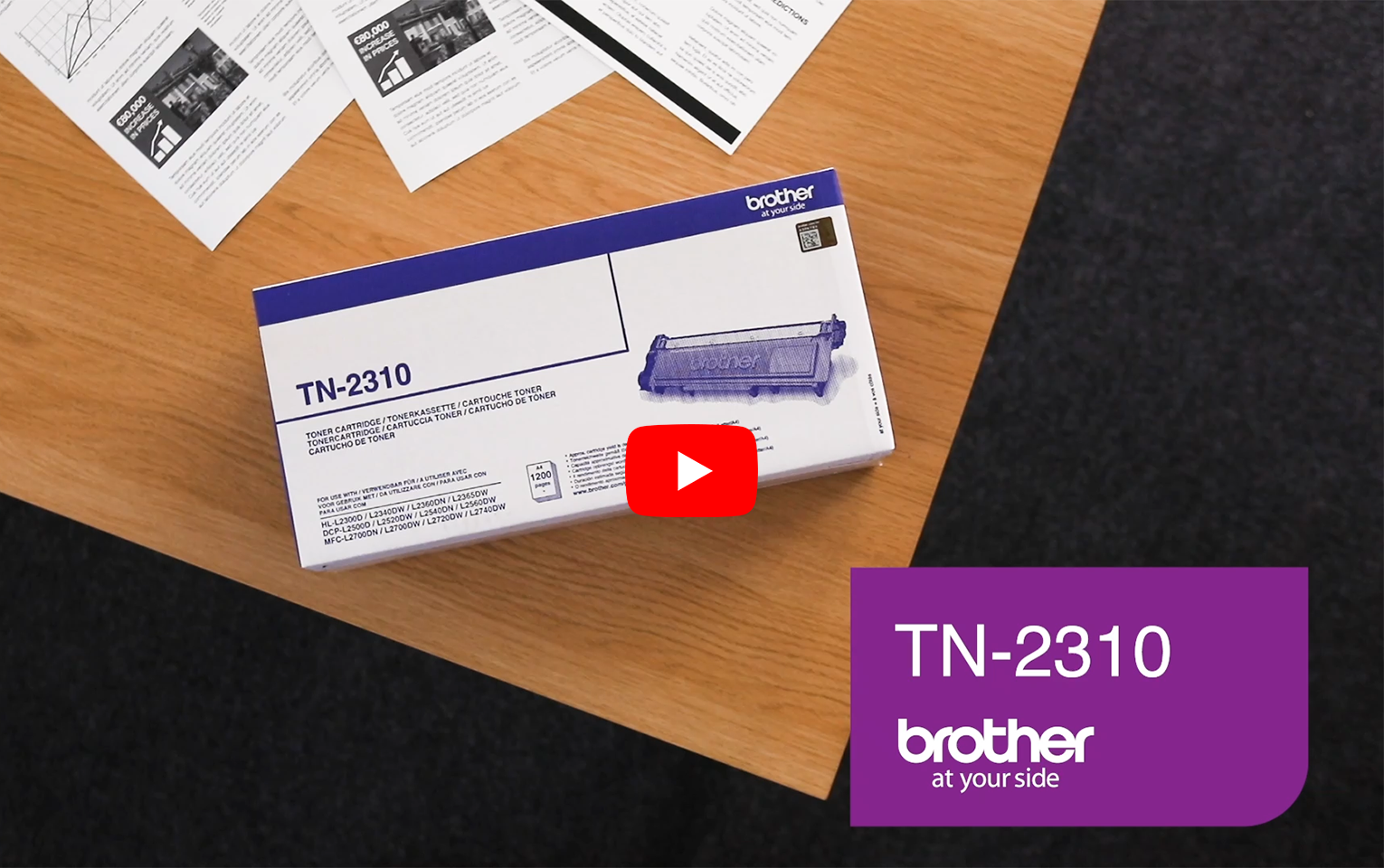 Brother TN2310 toner noir - rendement standard 5