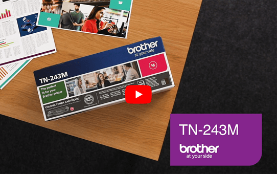 Brother TN-243BK/TN-243C/TN-243M/TN-243Y Toner Cartridges, Black
