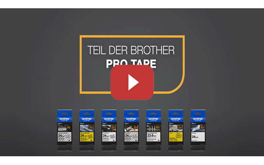 Brother Pro Tape HSe-221 Schrumpfschlauch – schwarz auf weiß 5